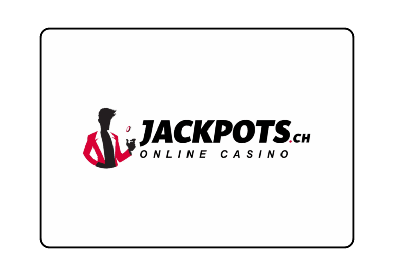Das logo des casinos jackpots.ch