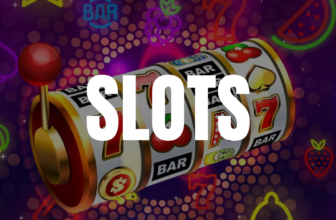 Slotmaschine mit bunten Symbolen