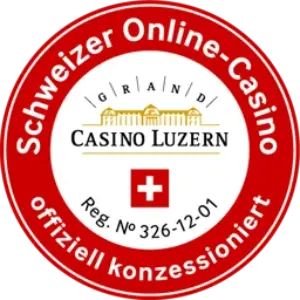 Abzeichen von Konzession für Schweizer Online Casinos