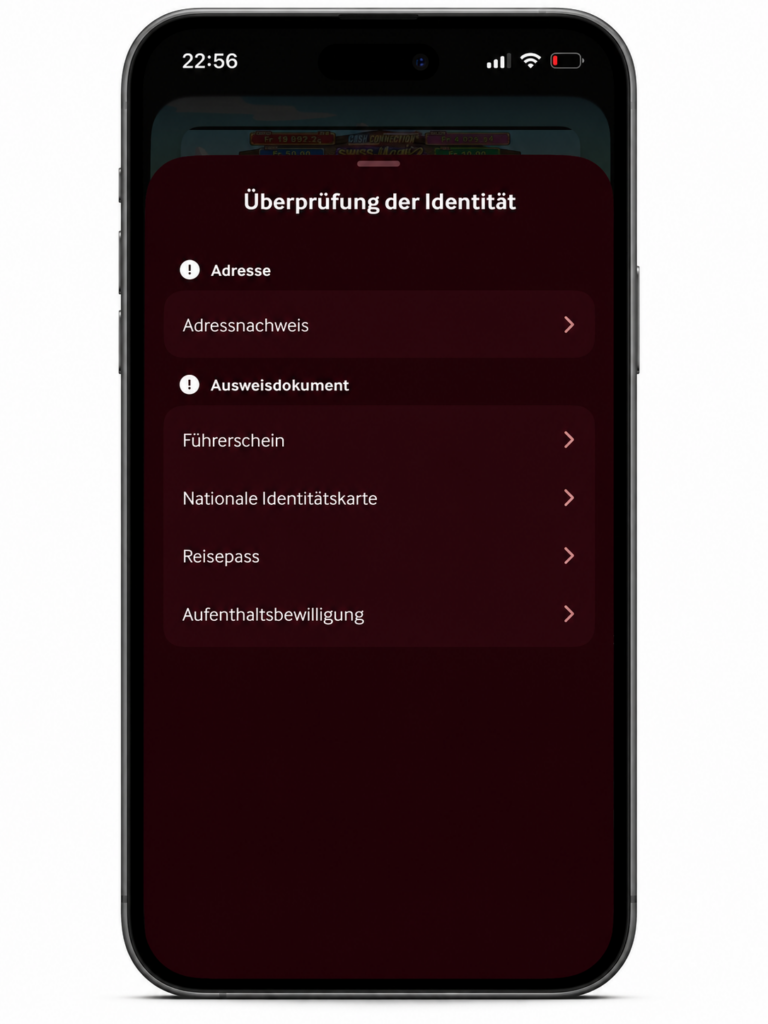 mycasino app verifikation