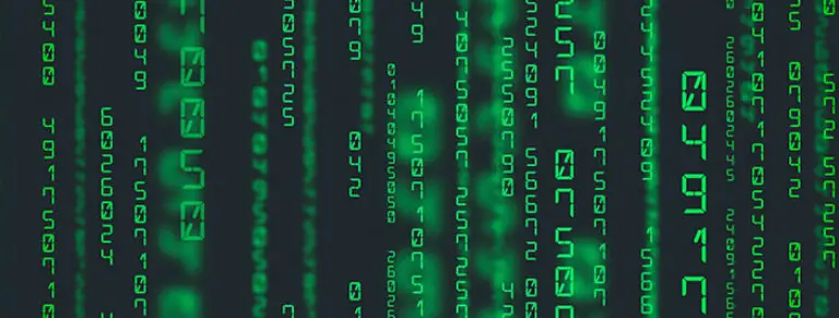 Zufällige digitale Zahlenfolge als Symbolbild für den Zufallsgenerator im Online Casino
