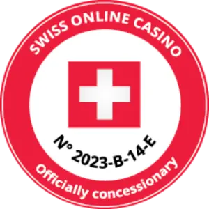 Abzeichen von Konzession für Schweizer Online Casinos
