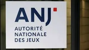 Schild der französischen Glücksspielbehörde Autorité Nationale des Jeux
