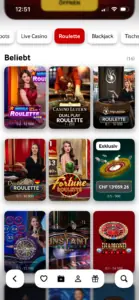 Roulette bei mycasino.ch: beliebte Tische wie Mega Fire Blaze Roulette, Grand Casino Luzern Dual Play Roulette und Deutsches Roulette